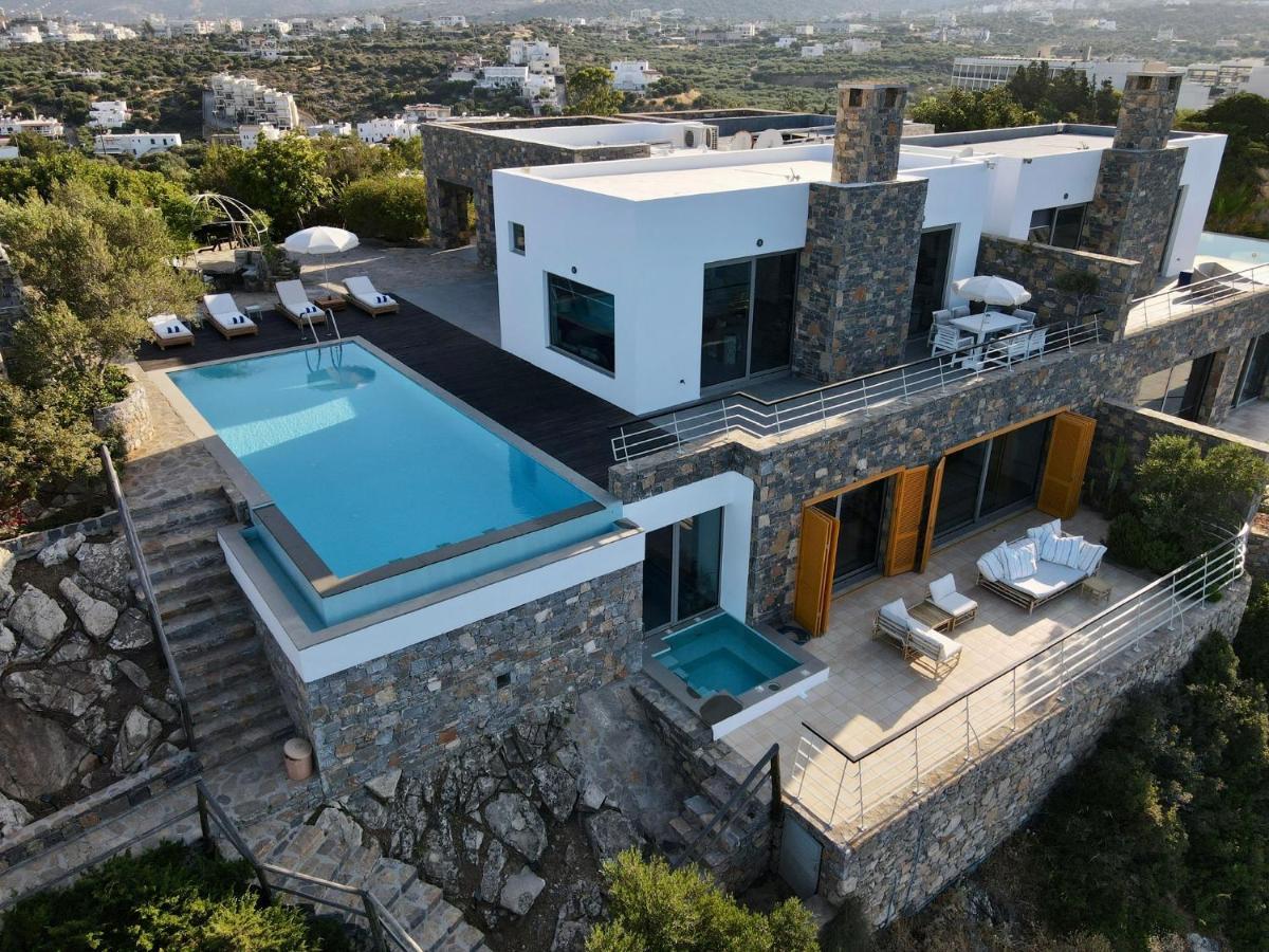 Villa Aiolos: Above The Sea, Within Agios Nikolaos 外观 照片